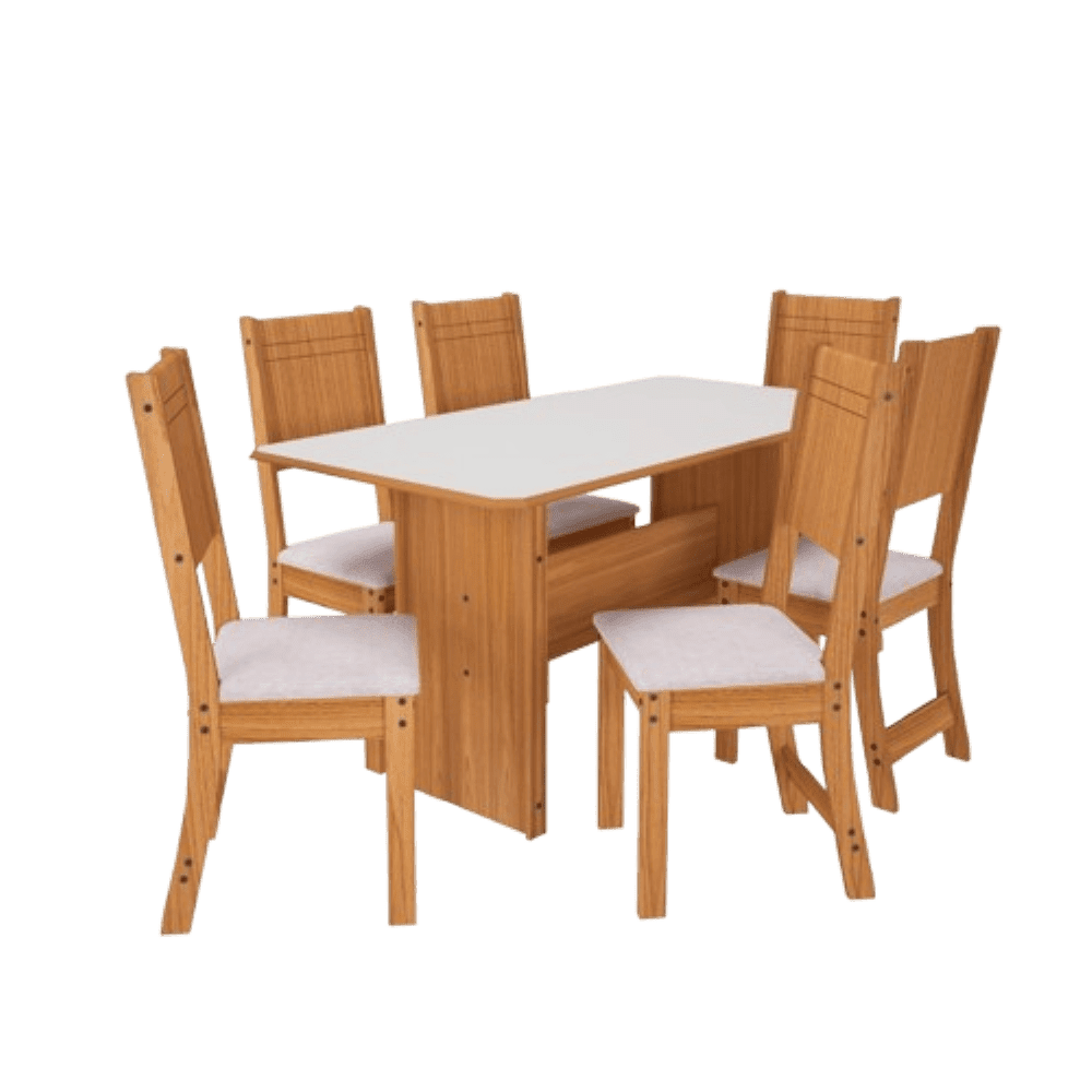 JUEGO COMEDOR 1500 6 SILLAS...